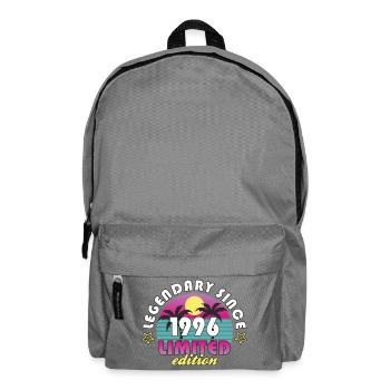 30. Geburtstag Legendär seit 1996 Unisex Geschenk - Rucksack - Mittelgrau - Vorne