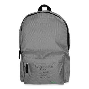 Ignorance - Art.... - Backpack - elephant grey - Front