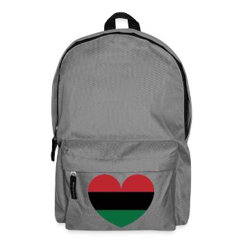 Afrikanisches Herz - Rucksack - Mittelgrau - Vorne