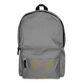 Pug Dog Cloud Angel Wings Farewell Mourning - Backpack - elephant grey - Front