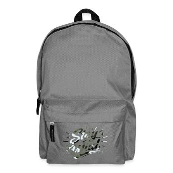 Stay wild - Backpack - elephant grey - Front