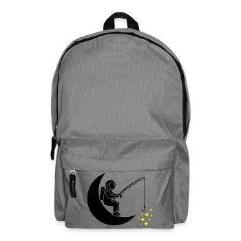 Lune Étoile de pêche pour astronautes - Sac à dos - gris éléphant - Devant