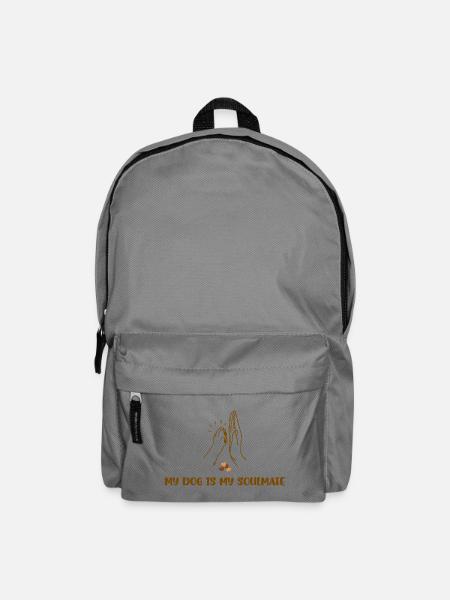 MY DOG IS MY SOULMATE - Rucksack - Mittelgrau