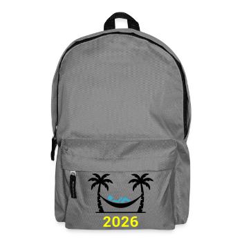 Hammock Palm Trees 2026 - Backpack - elephant grey - Front