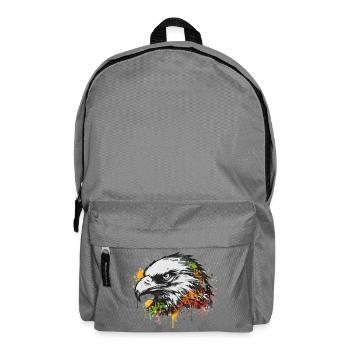 Adler Graffiti Street Art   - Rucksack - Mittelgrau - Vorne
