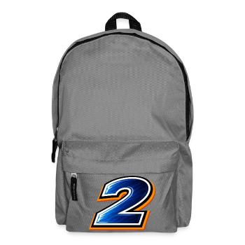 Nummer 2 Fußball Shirt Turnier 2026 Design  - Rucksack - Mittelgrau - Vorne