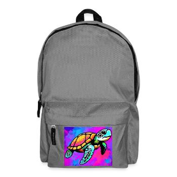 turtle - Backpack - elephant grey - Front