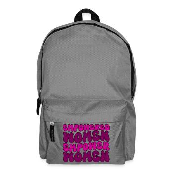 Empowered Women Empower Women Feminist  - Backpack - elephant grey - Front