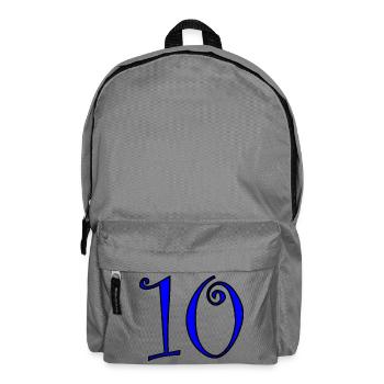 10. 10 YEARS. 10th ANNIVERSARY. 10 YEAR ANNIVERSARY. - Backpack - elephant grey - Front