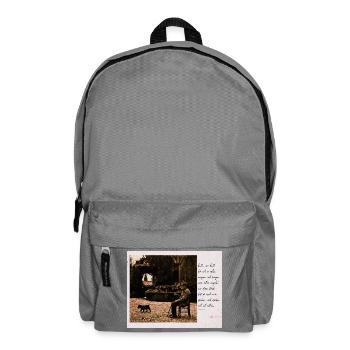 lebensabend theodor storm - Rucksack - Mittelgrau - Vorne