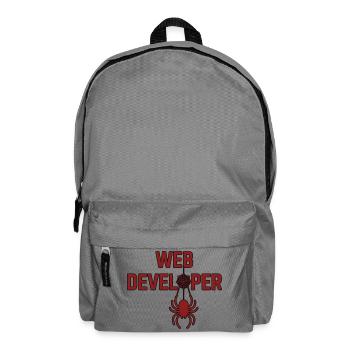 Logo-shirt Spider Designer Web - Sac à dos - gris éléphant - Devant