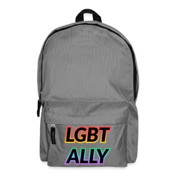 LGBT ALLY  - Backpack - elephant grey - Front