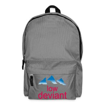 Low Deviant - Backpack - elephant grey - Front