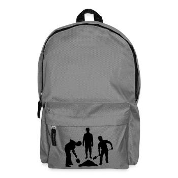 Ground Crew Team – Sand Workers - Backpack - elephant grey - Front