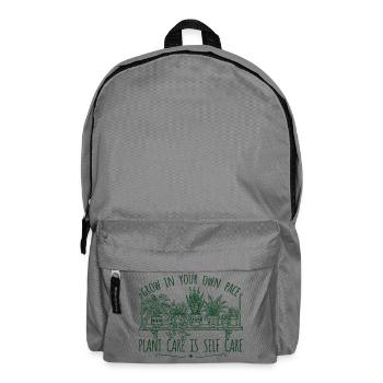 Grandir à son propre rythme – planter l’amour de soi - Sac à dos - gris éléphant - Devant
