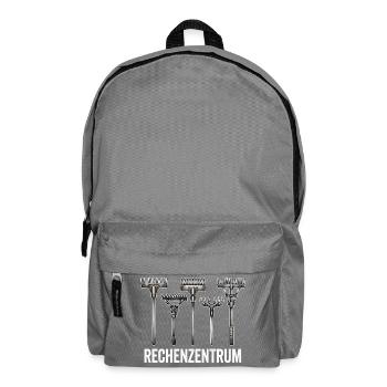 Leiter vom Rechenzentrum Gartenoutfit Gartenarbeit - Rucksack - Mittelgrau - Vorne