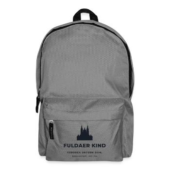 Fuldaer Kind – Domstadt Fulda seit 744 - Rucksack - Mittelgrau - Vorne