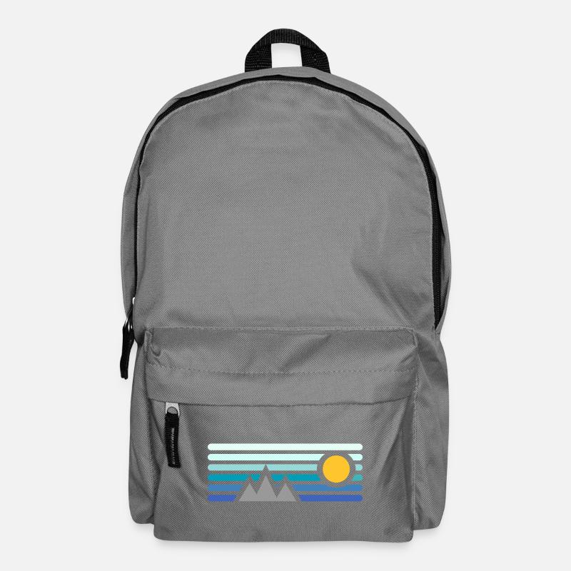 Berge - Rucksack - Mittelgrau