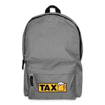 Taxi Bier - Rucksack - Mittelgrau - Vorne