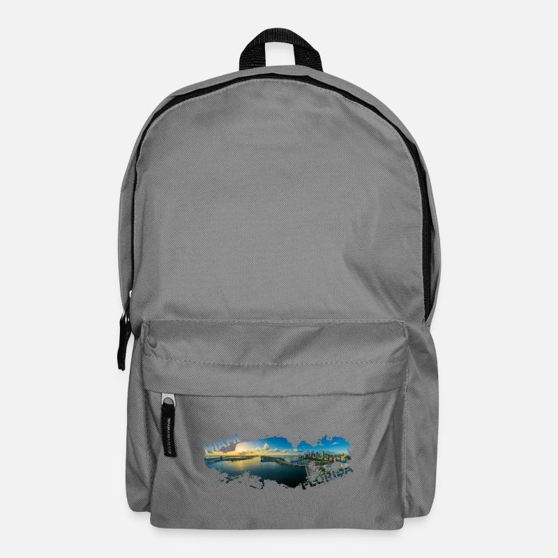Miami Florida Splash - Backpack - elephant grey