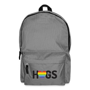 LGBT-Umarmungen - Rucksack - Mittelgrau - Vorne