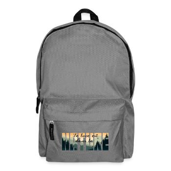 Luxury is in NATURE - Backpack - elephant grey - Front