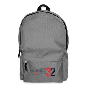 California Surf Team Design - Backpack - elephant grey - Front