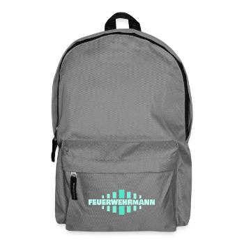 Beruf Feuerwehrmann - Rucksack - Mittelgrau - Vorne