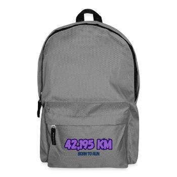 42.195 km. Marathon - Backpack - elephant grey - Front
