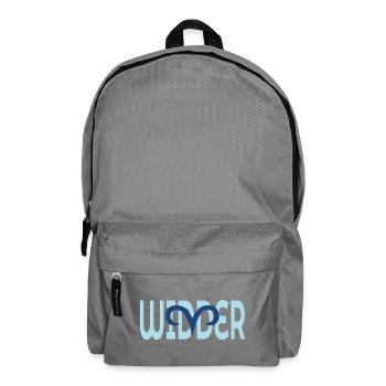 Geburtstag Widder - März April - Rucksack - Mittelgrau - Vorne