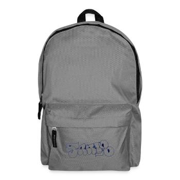 Sweat à capuche à graffiti de Paris - Sac à dos - gris éléphant - Devant