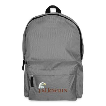 Falknerin, Adlerkopf, Weißkopfseeadler Falknerei - Rucksack - Mittelgrau - Vorne