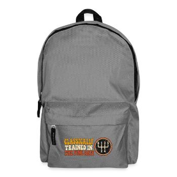 Klassisch geschaltet - Rucksack - Mittelgrau - Vorne