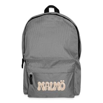 Malmö Retro Groovy Beige - Rucksack - Mittelgrau - Vorne