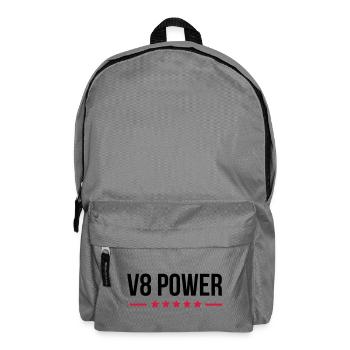 V8 Power - Rucksack - Mittelgrau - Vorne