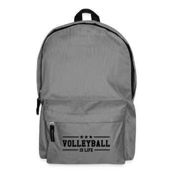 Volleyball is life - Backpack - elephant grey - Front