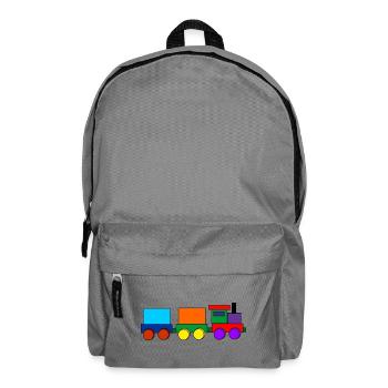 Toy train train - Backpack - elephant grey - Front