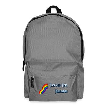 I am what I am - Backpack - elephant grey - Front