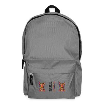 Bull terrier - Backpack - elephant grey - Front