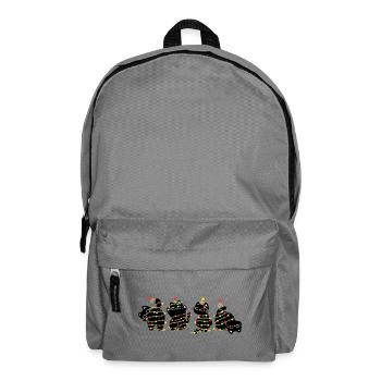  cat in christmas - Backpack - elephant grey - Front