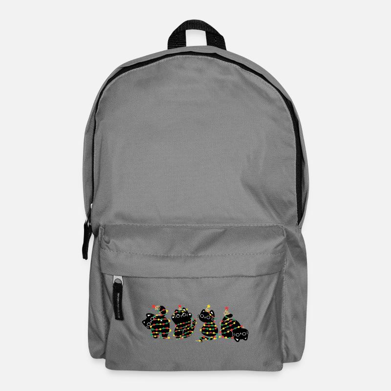  cat in christmas - Backpack - elephant grey