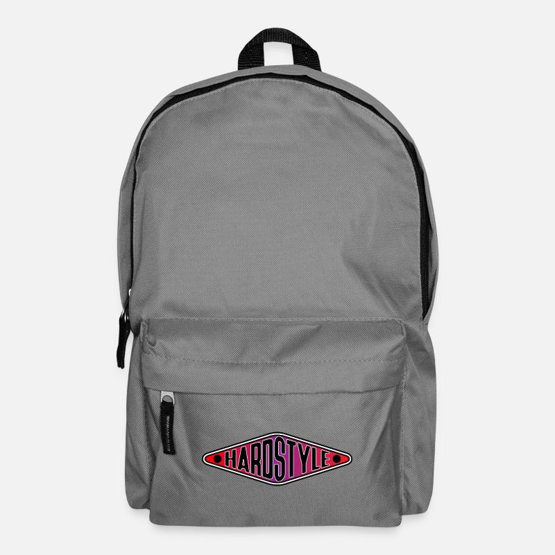 Hardstyle Hemd - Hardcore Techno Rave Vibes - Rucksack - Mittelgrau