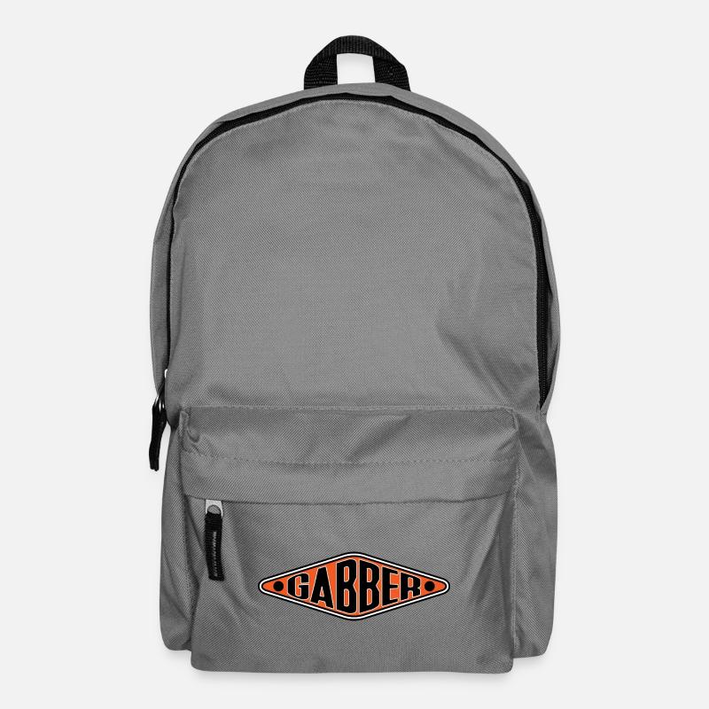 Gabber Shirt - Hardcore Techno Rave Vibes - Backpack - elephant grey