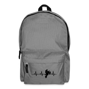 Heart Line Motocross Riders - Backpack - elephant grey - Front