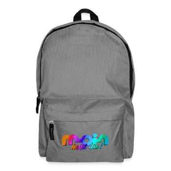 Moin heisst das! - Rucksack - Mittelgrau - Vorne