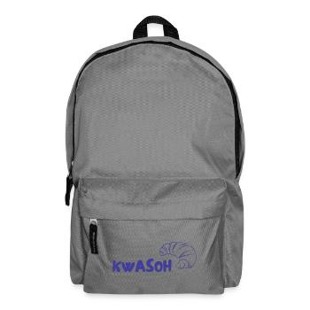 Logo du croissant KWASOH Imprimé - Sac à dos - gris éléphant - Devant