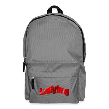 Dezentes Logo Ladybug  - Rucksack - Mittelgrau - Vorne
