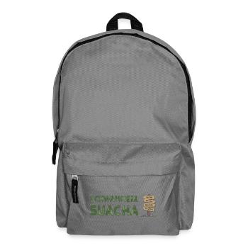 Schwammerlsuacha - Wegweiser Dialekt - Rucksack - Mittelgrau - Vorne