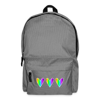 MOM. MOTHER's DAY. HAPPY MOTHER'S DAY. HEART - Backpack - elephant grey - Front