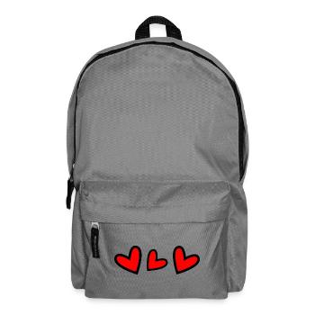 HERZ - Rucksack - Mittelgrau - Vorne